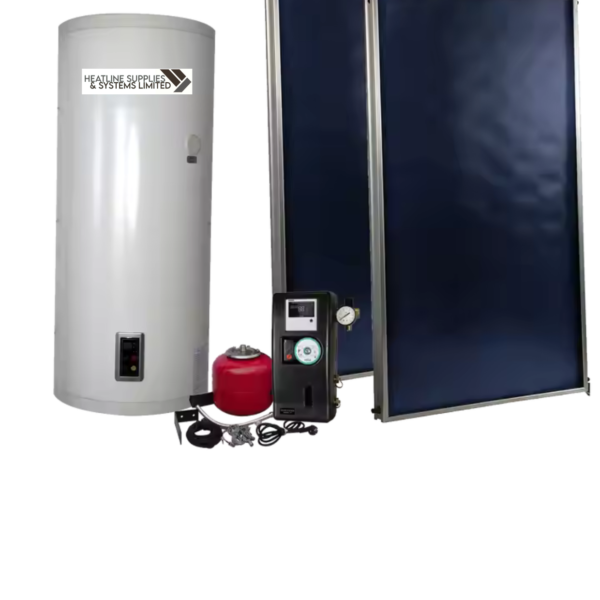 Active and direct solar water heating system