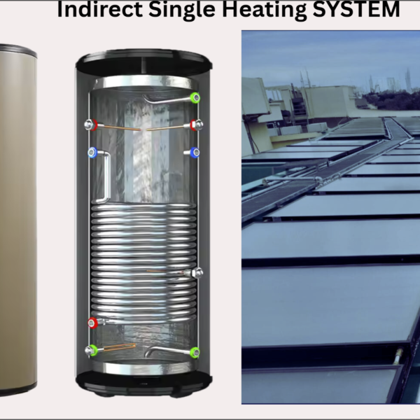 Active and indirect solar water heating system